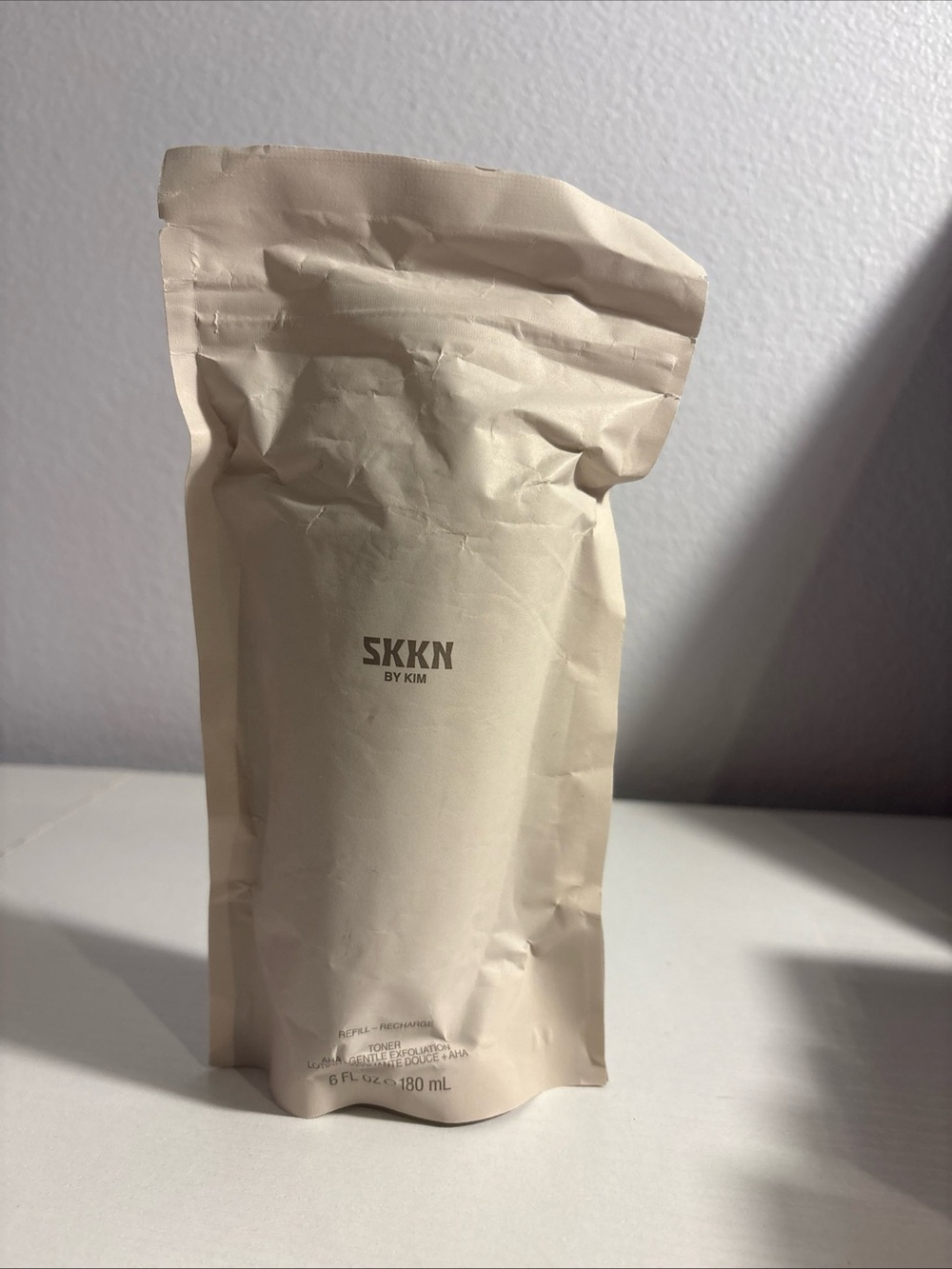 SKKN By Kim Kardashian Toner AHA+ Gentle Exfoliation 6 fl oz Refill New.
